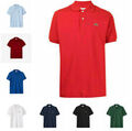 Men's Lacoste Mesh Short Sleeve Poloshirt Classic Fit Slim NEU 