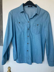 Peter Hahn Damen  Jeanshemd blau Gr. 40  TOP!!