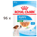 (€ 11,86/kg) Royal Canin Mini Puppy in Soße f. kleine Welpen Nassfutter 96x 85 g