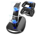 Dual Ladegerät Doppel Ladestation für Playstation 4 PS4 Controller Charger