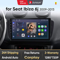 9" Android 13 Autoradio Carplay Navi RDS 32GB BT Für Seat Ibiza IV 6J 2009-2013 