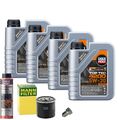 Motoröl 5W30 LIQUI MOLY 4L+MANN Ölfilter+Ölschlammspülung+Ölablassschraube