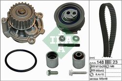 Zahnriemensatz mit Wapu INA für Audi Skoda VW Seat A3 03-10 530044532