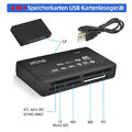 Kartenleser Kartenlesegerät Für USB SD/CF/xD/MS/TYP-C All in One Speicherkarten