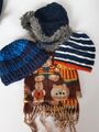 3 x Kinder Jungen Winter Mütze  Und Schal Teddy Kleinkinder Im Set H&M Baby Warm