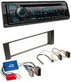 Kenwood Bluetooth USB CD MP3 DAB Autoradio für Audi A4 B6 00-04 Aktivsystem Mini