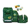 Ergobag Schulrucksack Set (6-tlg.) cubo light, BärRex