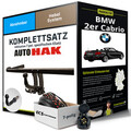 Für BMW 2er Cabrio Typ F23 Anhängerkupplung abnehmbar +eSatz 7pol 14-21 AHK