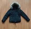 Blue Motion, Damen Winter-Stepp-Jacke,kurz,gefüttert, abn.Kapuze,Gr. S, wie NEU!