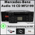 Original Mercedes Audio 10 CD MF2199 CD-R Alpine Becker Radio 1DIN Autoradio Set