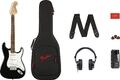 Squier Affinity Series Stratocaster Mustang Micro Pack Black Kopfhörer Zubehör