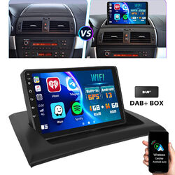 DAB+ 4+64G Android 13 GPS Navi Autoradio Für BMW X3 E83 2006-2010 BT RDS Carplay