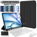 QWERTZ Tastatur Maus für iPad 10th 9th 8th 7th Gen Air 6/5/4 Pro mit Schutzhülle