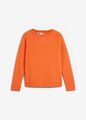 Basic Sweatshirt Gr. 44/46 Rotorange Damensweater Langarm Sweat-Shirt Neu*