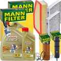 MANN INSPEKTIONSPAKET+6L CASTROL 5W-30 ÖL passend für BMW 5er G30 G31 X5 G32 6er