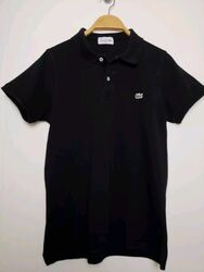 Lacoste, Polo Shirt, Kurzarm, Gr. M, Schwarz 