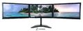 HP DREIFACH BILDSCHIRM MONITOR SETUP-PAKET + STÄNDER FÜR PC HOME OFFICE 3x23" FULL HD