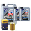 Motoröl 10W40 LIQUI MOLY Mos2 Leichtlauf 7L+HENGST Ölfilter