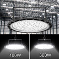 UFO LED Hallenbeleuchtung Deckenstrahler Werkstattleuchte Industrielampe Lamp DE