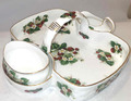 Hammersley Erdbeere reif Bone China Tablett Korb Sahnekännchen & Zuckerdose a/f