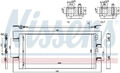 Kühler Klimaanlagen – Kondensator R 134a 940509 NISSENS für MINI MINI