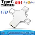 4in1 1TB USB 3.0 Flash Drive Speicherstick Für iPhone iPad Type c Android PC