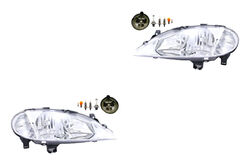 Scheinwerfer Set Halogen passend für Renault Megane I 099-03 H7 H1 Nebel Leuc.