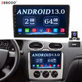 Android 13 64G DAB Autoradio Carplay Für Ford Focus MK2 Transit MK7 Kuga Kam GPS