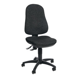 Topstar Bürodrehstuhl anthrazit Lehnen-H.580mm Sitz-H.420-550mm ohne Armlehnen