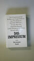 119291 Hermann Kant DAS IMPRESSUM HC