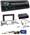 Kenwood Bluetooth USB CD Lenkrad DAB Autoradio für Toyota Aygo AB7 ab 2022 schwa