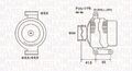 MAGNETI MARELLI Lichtmaschine Generator LiMa ohne Pfand 063731862010