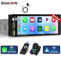 6,9" 1 Din Autoradio Wireless Apple Carplay Android Auto FM BT AUX-IN USB Type-C