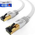 Patchkabel CAT 8.1 8 7 Flach Kabel Netzwerkkabel RJ45 DSL LAN LSZH Flachkabel