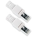 2x CAT 6A RJ45 Netzwerk Stecker Netzwerkstecker CAT 7 6 5 LAN Kabel werkzeuglos