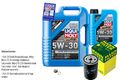 MANN-FILTER Ölfilter 6 L LIQUI MOLY 5W-30 Longtime High Tech für Audi 200 44