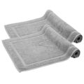 Badvorleger Set 2 Teilig Frottee Duschvorleger Waschbar Duschmatte & Badteppi...