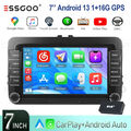 7" für VW GOLF 5 6 Plus Passat DAB+ Android 13 Autoradio 32G Carplay GPS WiFi EQ