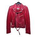 Schott NYC Perfecto Lederjacke Damen Gr. L, rot, 6875, Lammleder sehr weich 