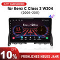 Für Mercedes C Class W204 S204 2006-2011 Android 13 Autoradio GPS NAVI Carplay