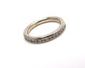 BANDRING WEISSGOLD 750 BRILLANTEN 0,38 CT GR.54 RUNDE SCHIENE JG 940100840500012