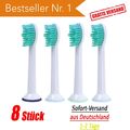 ▀▀ 8 Stück Ersatzbürsten passend für Philips Sonicare Aufsteckbürsten 8x ▀▀