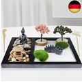 SUQ Zen Garten Set Zubehör, Feengarten Deko Zubehör, Miniatur Sand Garten D