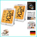 ThermoPro TP53 Thermometer, Hygrometer, Innen-Hygrometer, digitales Messgerät...