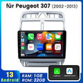 Android13 Autoradio Peugeot 307 2002-2013 V1 1GB+32GB Multimedia Version C DAB+