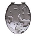 WC-Sitz - Toilettendeckel mit Muster | Klodeckel mit Absenkautomatik 19419