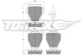 TOMEX Brakes Bremsbelagsatz, Scheibenbremse TX 15-12 für AUDI VW