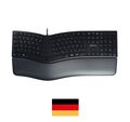 Cherry KC 4500 ERGO Tastatur USB ergonomisch leise Handballenauflage Büro bequem