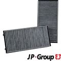 Filtersatz Innenraumluft JP GROUP 1428101610 Aktivkohlefilter für X6 X5 BMW E70