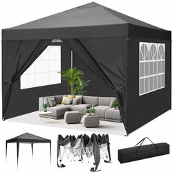 Anti-UV Pavillon 3x3/3,3x3,3m Faltpavillon Pavillion Wasserdicht Gartenzelt NEU